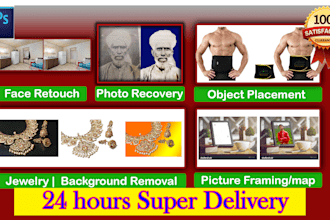 do any photoshop work professionally and background removal