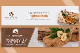 design eye catchy website and social media banners