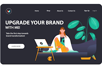 create a stunning illustration for your website