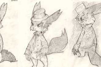 sketch your favourite game characters