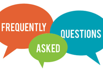 write faqs and SEO contents for your websites and blogs