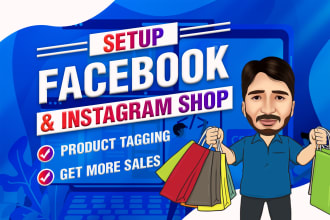 set up facebook shop instagram shop and add products