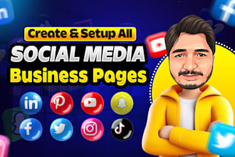set up and optimize professional social media business pages