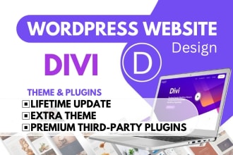install divi theme and design, redesign, clone wordpress website by divi builder