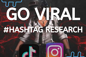research top viral hashtags instagram and tiktok
