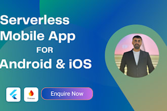 create a firebase serverless mobile app with flutter, expert app developer