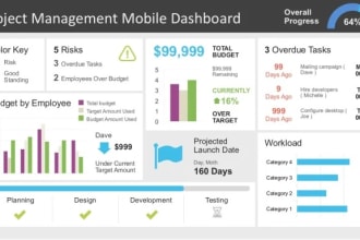 create custom excel spreadsheet, dashboard and templates