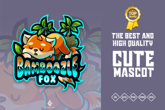 design cute cartoon mascot logo and illustration for you