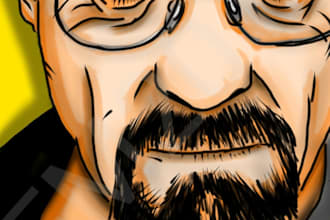 draw a digital comic style portraits
