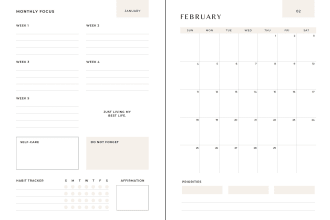 design digital planner fully dynamic with hyperlinks