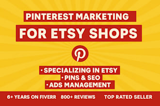 do pinterest marketing, SEO, pins, traffic growth for your etsy shop