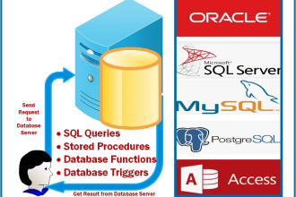 write sql queries and database  stored procedures, functions