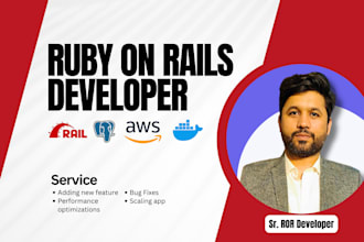develop ruby on rails applications and resolve issues