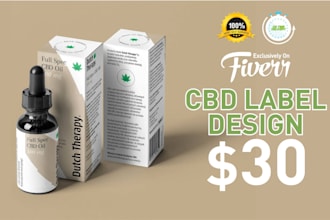 do cbd label design, cbd product label design, hemp label design