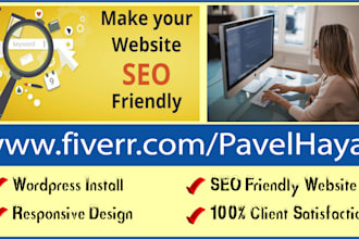 create SEO friendly responsive full website in 24 hours