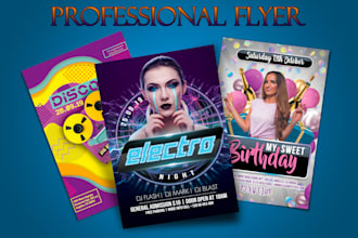 design an attractive flyer in just 12 hours