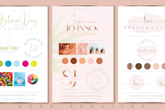 do signature logo design social media kit and branding