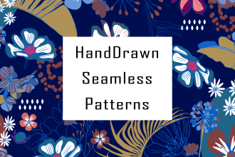 design seamless textile patterns for fabric