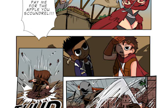 do comic books or webcomic with 3 style illustrations