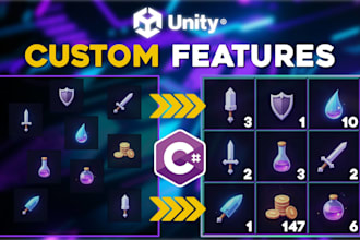 create custom unity game features and systems