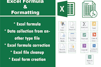 do excel formula, excel macro, power pivot and basic vba job