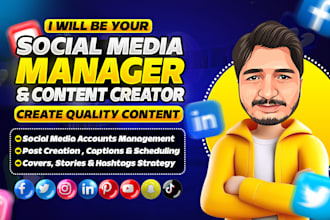 be your social media manager and content creator