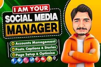 be your social media manager and content creator