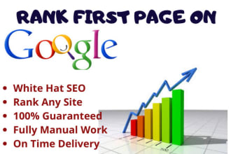 rank your website on google 1st page with high quality SEO