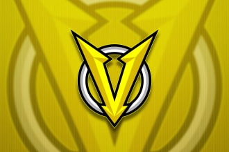 design initial logo for your esport team, twitch etc