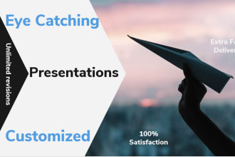 redesign modern  presentation deck slides, pitch deck for your business