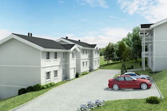 provide realistic 3D rendered image for your business and product