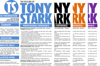 provide an Eye Catchingly Sleek Resume