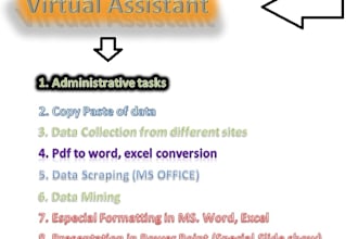 internet research, market research and data conversion