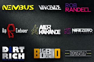 design custom music or dj logo