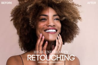do high end beauty retouch