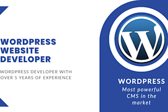 make a website on wordpress for you