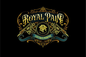 do awesome vintage logo or lettering