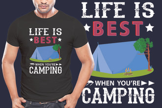 make outdoor tshirt design