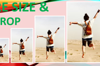 re size and crop your images in bulk, free sample available