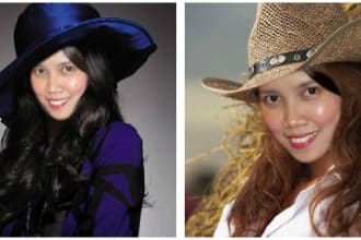 edit your photo to be like a magazine model or any custume you want in just a minute