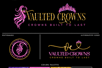 make beautiful feminine signature branding kit