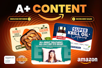 design and upload amazon a plus content, ebc, premium a plus