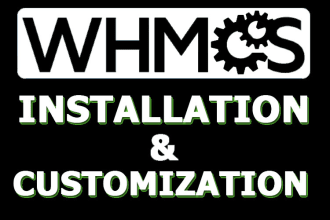 install whmcs and customization or upgrade, issues also