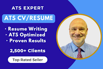 write your ats optimized CV, resume and linkedin