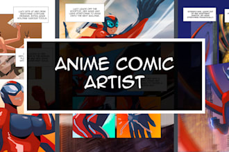draw professional manga comic pages for your story