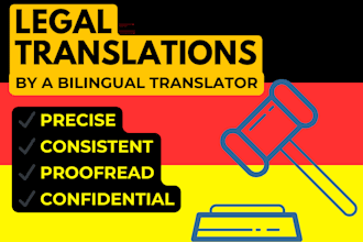 translate legal documents from english to german