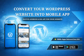 convert wordpress website into android and iphone app