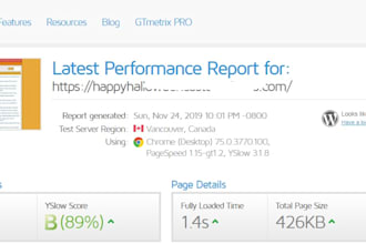 optimize wordpress speed with gtmetrix and google insights