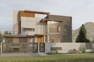 be your modern architect, interior designer, 3d visualizer