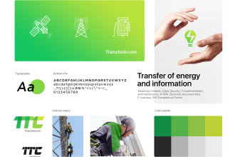 create a brand book design and guideline style